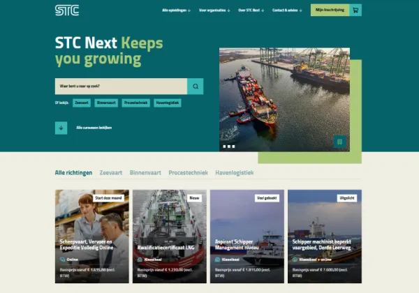 De nieuwe website van STC Next is live